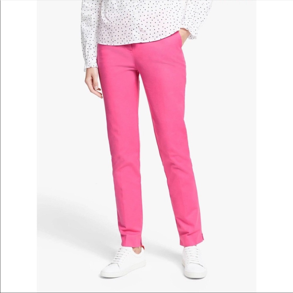 NWOT BODEN Richmond 7/8 Trousers Coral Pink